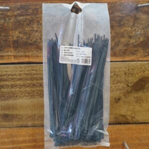 Cable Ties Black 200mm x 4.8mm (100 pkt)